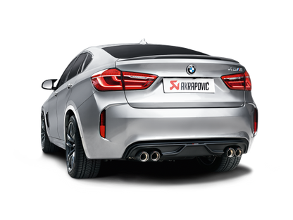 Akrapovic BMW F85 X5M F86 X6M Rear Carbon Fiber Diffuser - Matte