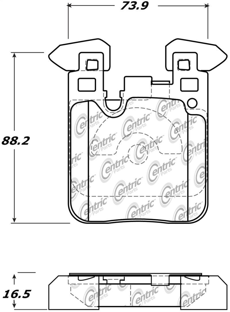 StopTech Street Performance Rear Brake Pads BMW F Chassis 2 / 3 / 4 Series