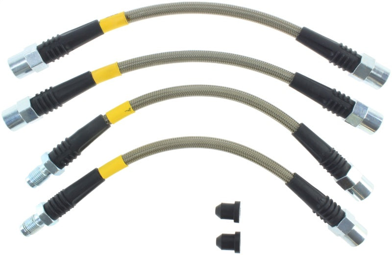 StopTech BMW E30/E32/E34/E36 M3 / M5 / 3 / 5 / 7 Series Rear Stainless Steel Brake Line Kit