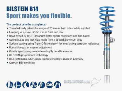 Bilstein B14 (PSS) 12-13 BMW 328i/335i Front & Rear Performance Suspension Kit - SpeedCave