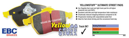 EBC BMW E46 330i E85 Z4 Yellowstuff Front Brake Pads