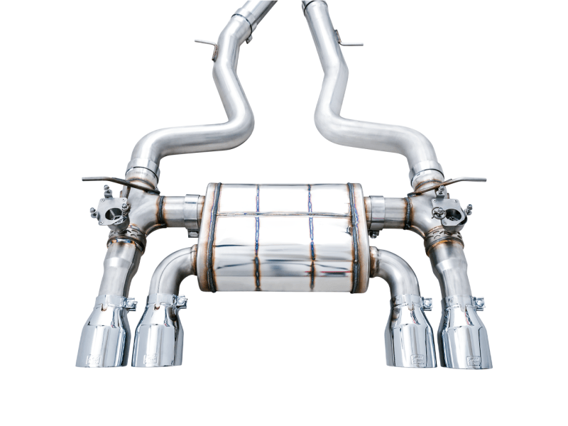 AWE Tuning BMW F8X M3/M4 SwitchPath Catback Exhaust - Chrome Silver Tips - SpeedCave