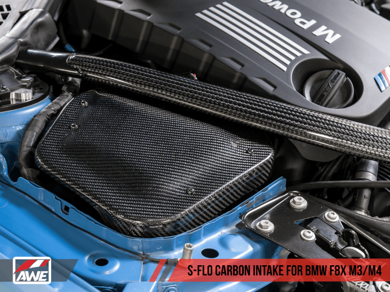 AWE Tuning BMW F8x M3/M4 S-FLO Carbon Intake - SpeedCave