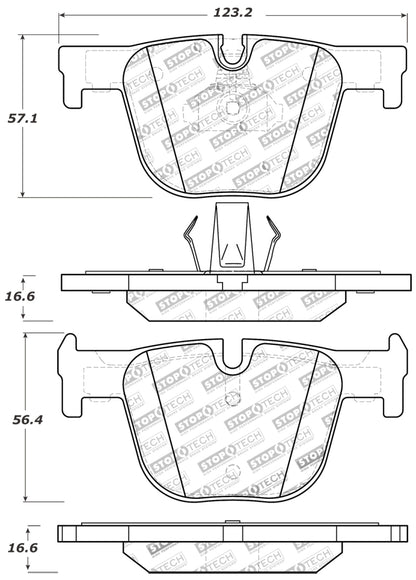 StopTech Rear Performance Brake Pads F Chassis 2 / 3 / 4 Series