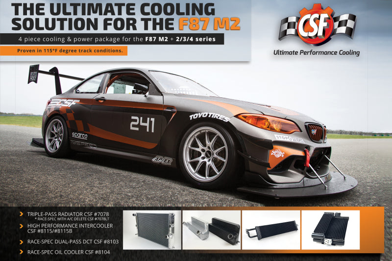 CSF BMW F87 M2 N55 Race-Spec Oil Cooler