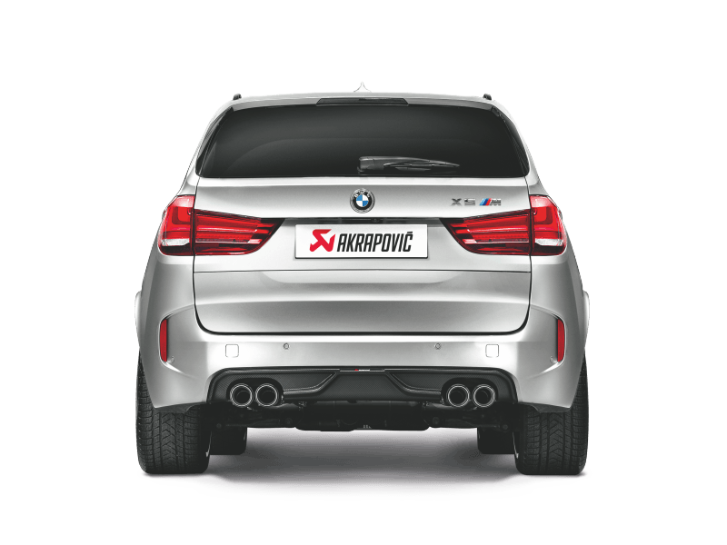 Akrapovic BMW F85 X5M F86 X6M Rear Carbon Fiber Diffuser - Matte