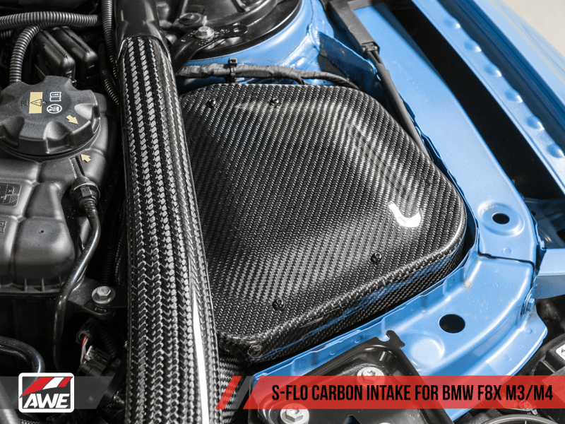 AWE Tuning BMW F8x M3/M4 S-FLO Carbon Intake - SpeedCave