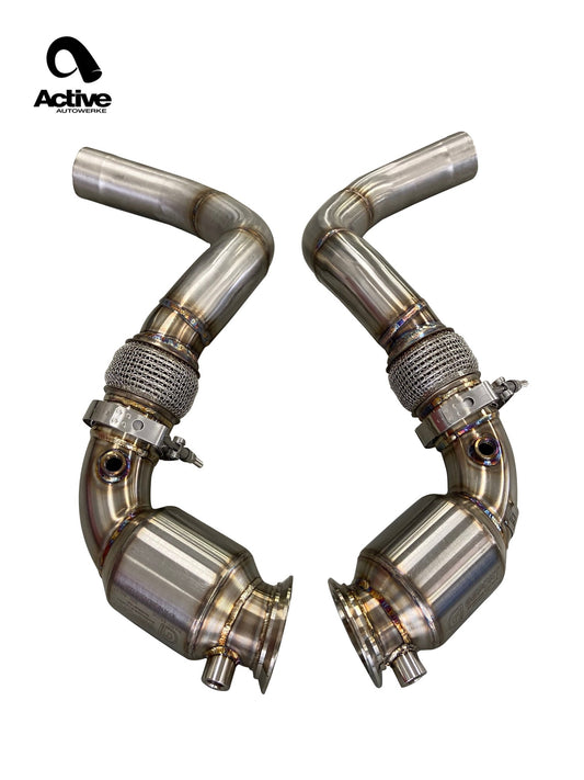 Active Autowerke F90 M5/M8 X5M/X6M Catted Downpipes