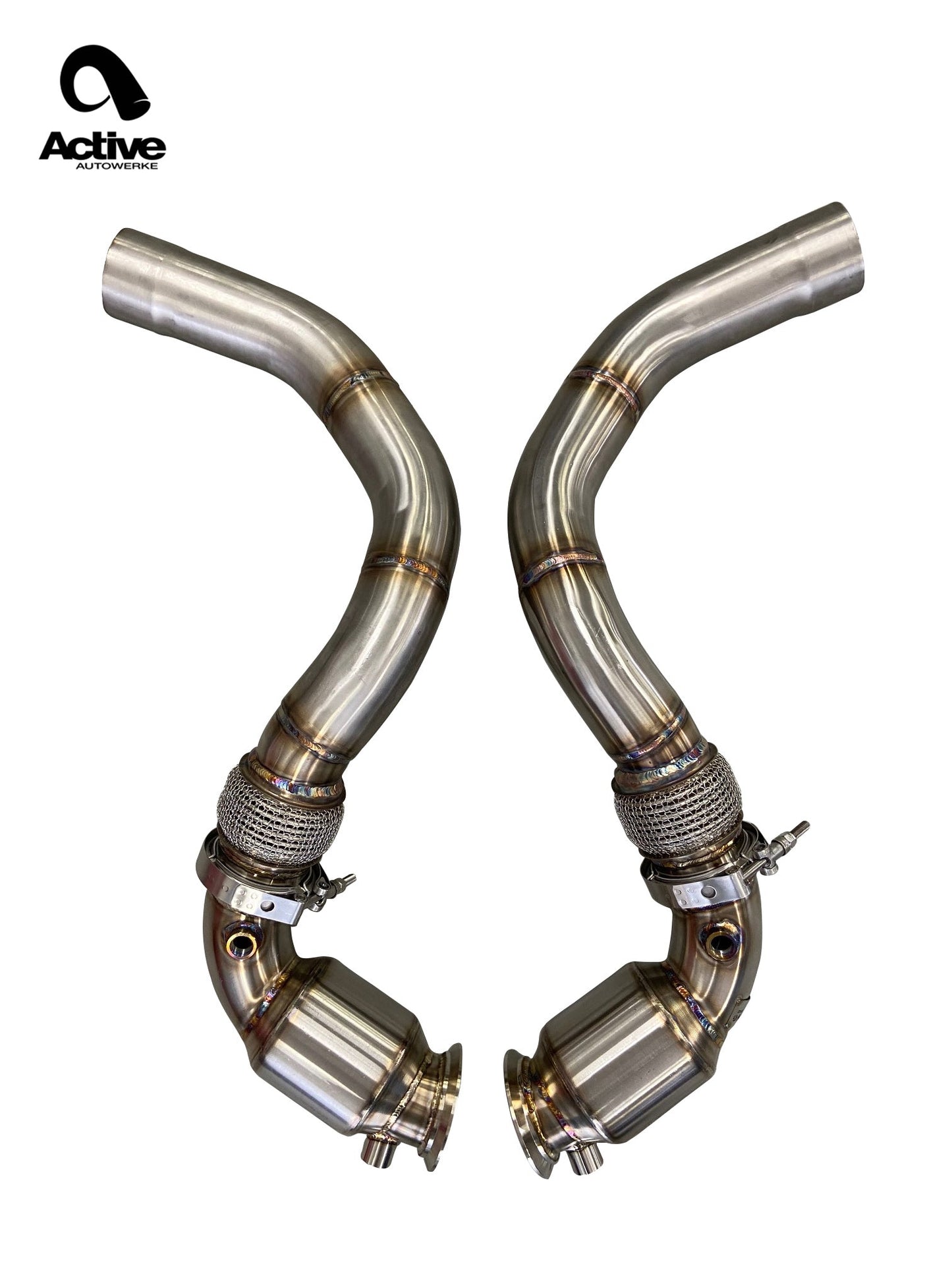 Active Autowerke F90 M5/M8 X5M/X6M Catted Downpipes