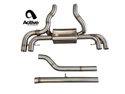 Active Autowerke G2X / G3X M340i / M440i Valved Rear Axle-back Exhaust