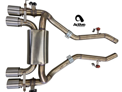 Active Autowerke G80 M3 and G82 M4 Valved Rear Axle-back Exhaust