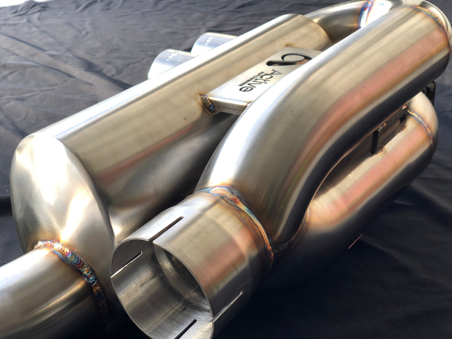 Active Autowerke F8X M3 M4 Signature Exhaust System includes Active F-brace