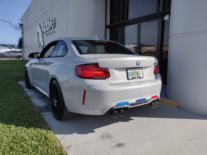 Active Autowerke F87 M2 Competition Signature Exhaust System includes Active F-brace