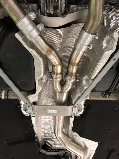 Active Autowerke F87 BMW M2 Competition Mid Pipe includes Active F-brace