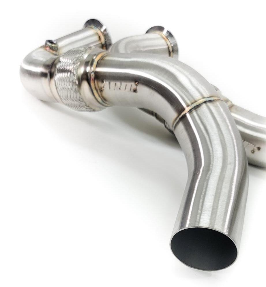 BMW F10 550i N63 / N63TU 3" Catless Downpipes - ARM Motorsports