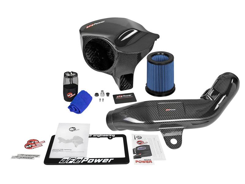 aFe Black Series Carbon Fiber CAIS w/Pro 5R Filter F Chassis N55