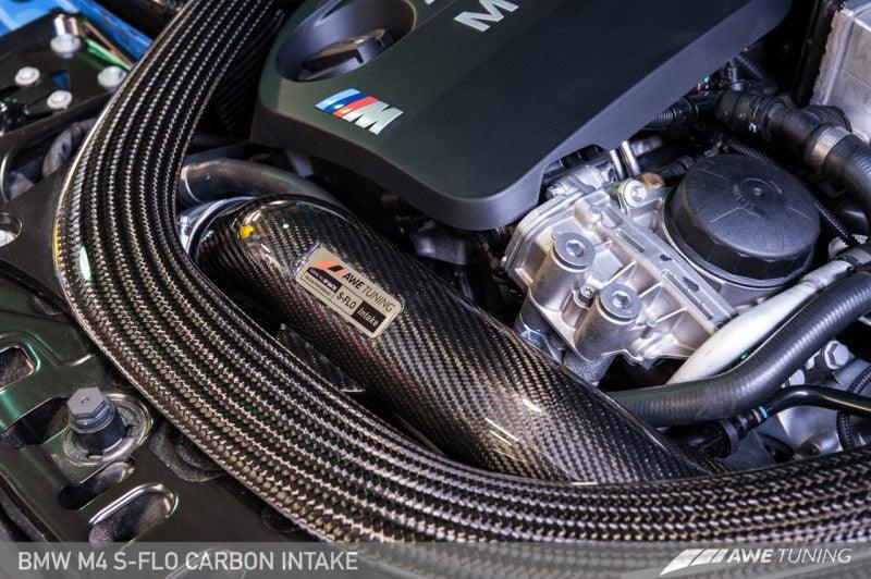 AWE Tuning BMW F8x M3/M4 S-FLO Carbon Intake - SpeedCave