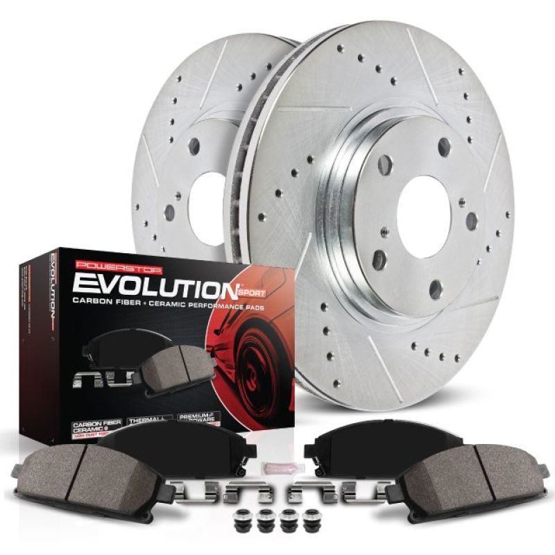 Power Stop BMW F10 5 Series Rear Z23 Evolution Sport Brake Kit