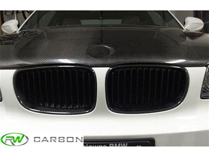 RW Carbon BMW E82 E88 Carbon Fiber Kidney Grilles