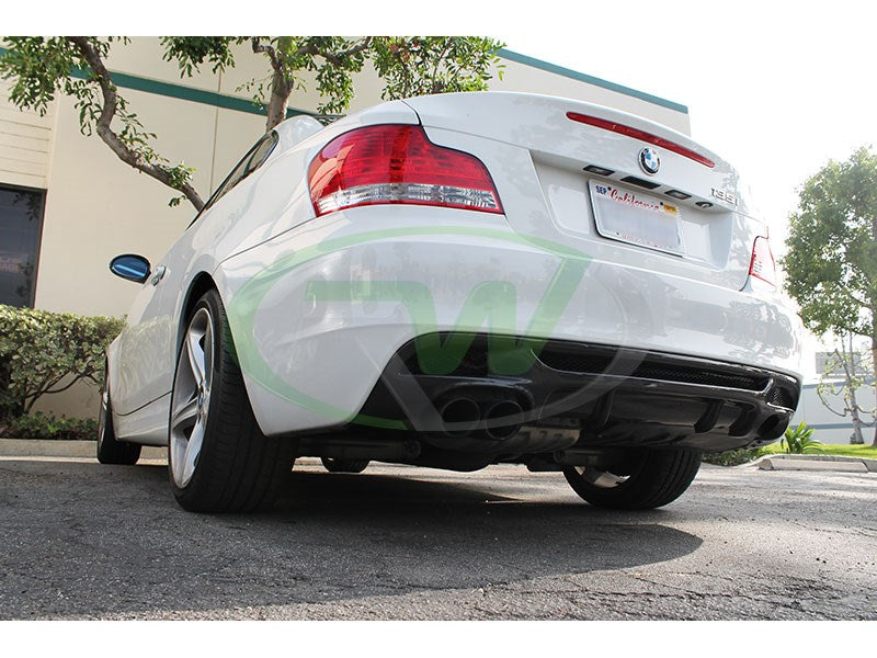 RW Carbon BMW E82 E88 Perf. Style Carbon Fiber Diffuser