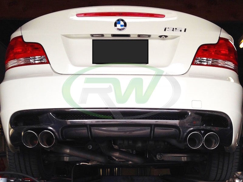 RW Carbon BMW E82 E88 Perf. Style Carbon Fiber Diffuser