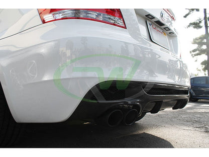 RW Carbon BMW E82 E88 Perf. Style Carbon Fiber Diffuser