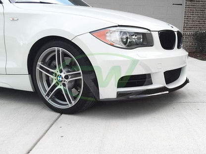 RW Carbon BMW E82 E88 Carbon Fiber Front Lip Spoiler