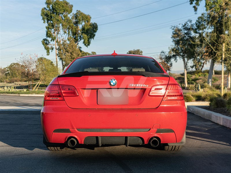 RW Carbon BMW E92 - M4 Style Carbon Fiber Trunk Spoiler