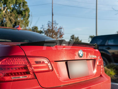 RW Carbon BMW E92 - M4 Style Carbon Fiber Trunk Spoiler