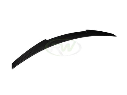 RW Carbon BMW E92 - M4 Style Carbon Fiber Trunk Spoiler