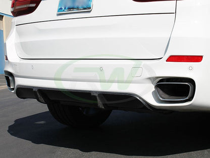 RW Carbon BMW F15 X5 M Sport Carbon Fiber Rear Diffuser