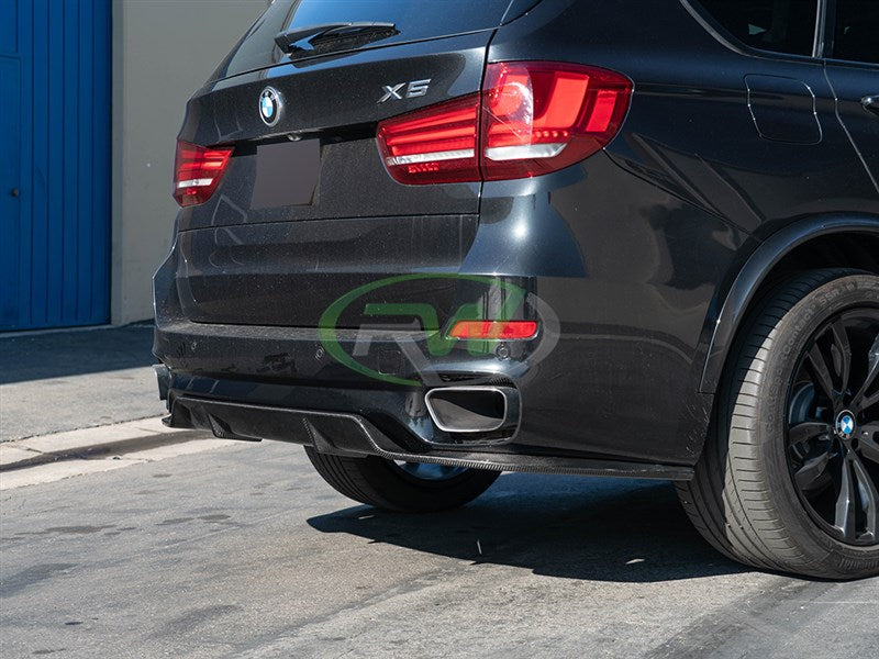 RW Carbon BMW F15 X5 M Sport 3D Style Carbon Fiber Diffuser