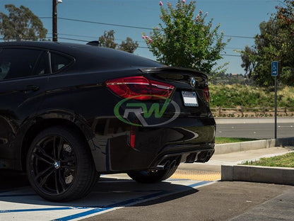 RW Carbon BMW F16 X6 F86 X6M Carbon Fiber Trunk Spoiler