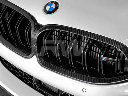 RW Carbon BMW F91 F92 F93 M8 Carbon Fiber Grille Surrounds