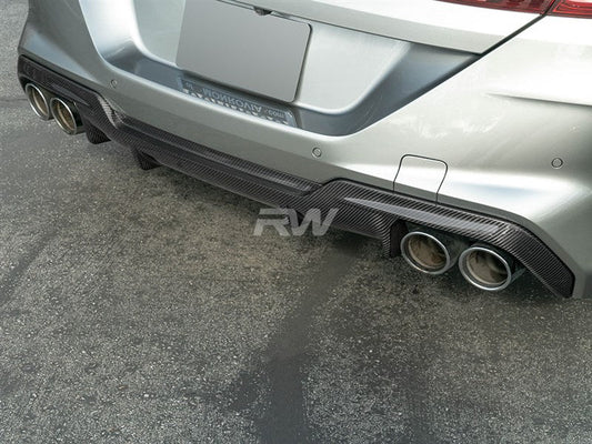 RW Carbon BMW F91 F92 F93 M8 OE Style Carbon Fiber Diffuser