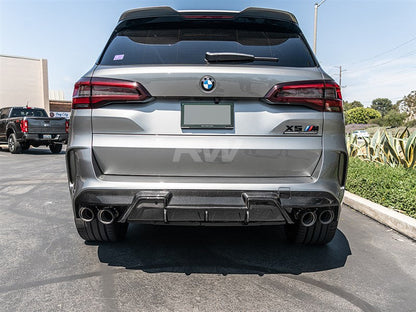 RW Carbon BMW F95 X5M/F96 X6M RWS Carbon Fiber Diffuser