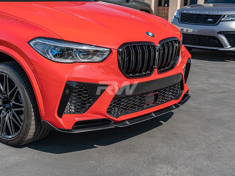 RW Carbon BMW F95 X5M Carbon Fiber Front Lip