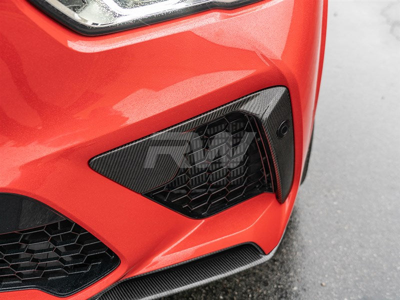 RW Carbon BMW F95 X5M Carbon Fiber Front Bumper Trim