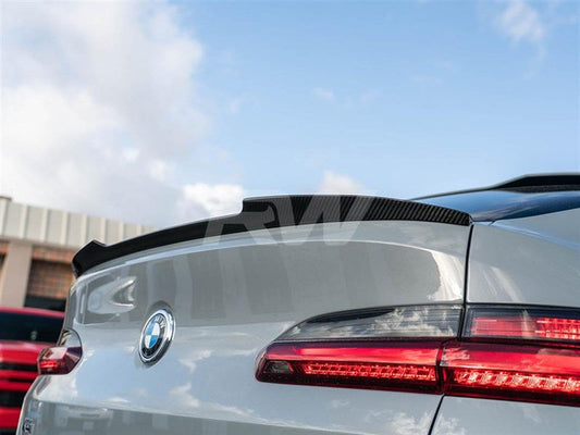 RW Carbon BMW G02 X4 F98 X4M Carbon Fiber Trunk Spoiler