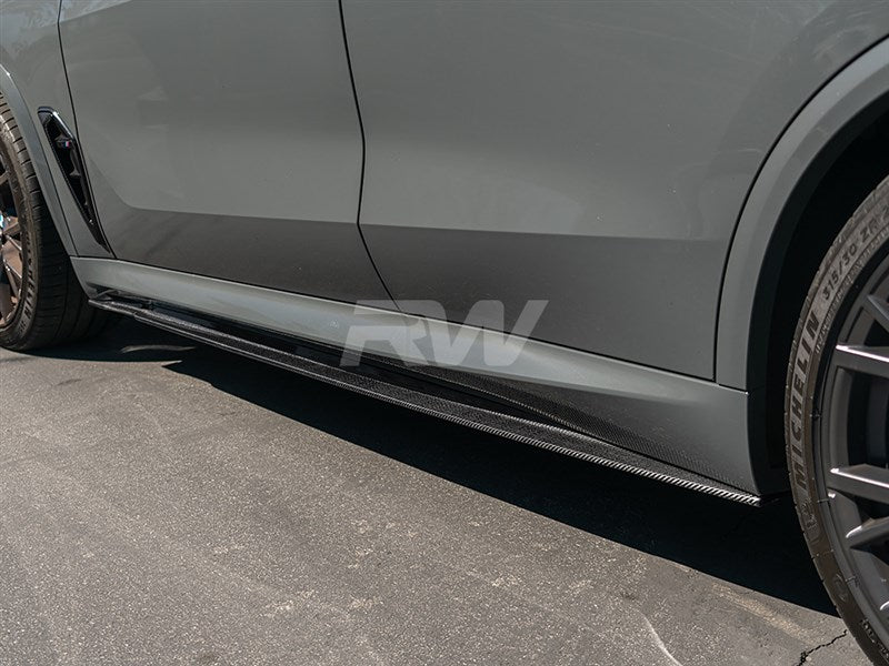 RW Carbon BMW G05 X5 / F95 X5M RWS CF Side Skirt Extensions