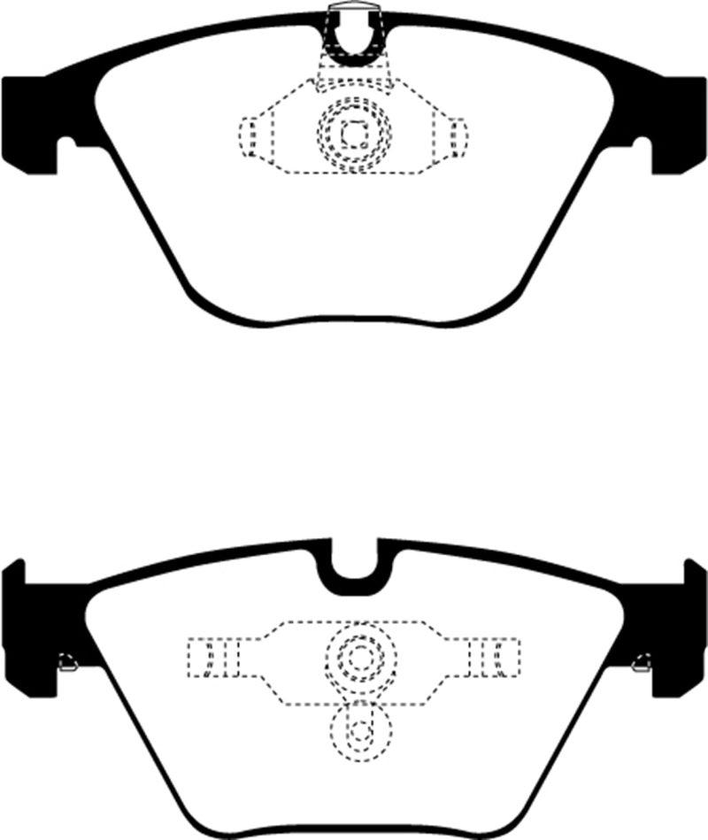 EBC 08-10 BMW M3 4.0 (E90) Redstuff Front Brake Pads