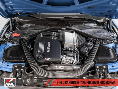 AWE Tuning BMW F8x M3/M4 S-FLO Carbon Intake - SpeedCave