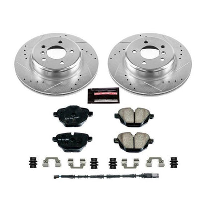 Power Stop BMW F10 5 Series Rear Z23 Evolution Sport Brake Kit