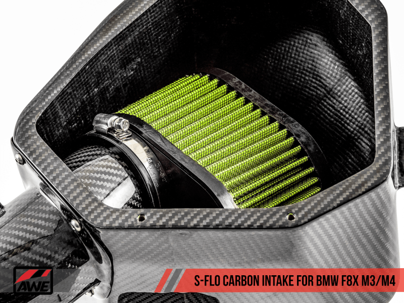 AWE Tuning BMW F8x M3/M4 S-FLO Carbon Intake - SpeedCave