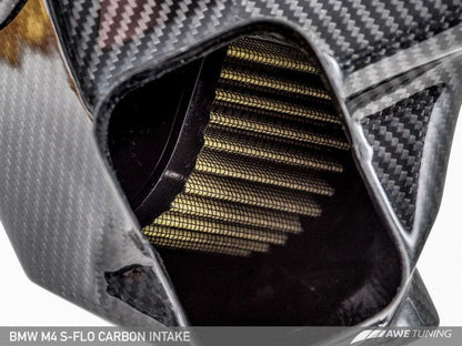 AWE Tuning BMW F8x M3/M4 S-FLO Carbon Intake - SpeedCave