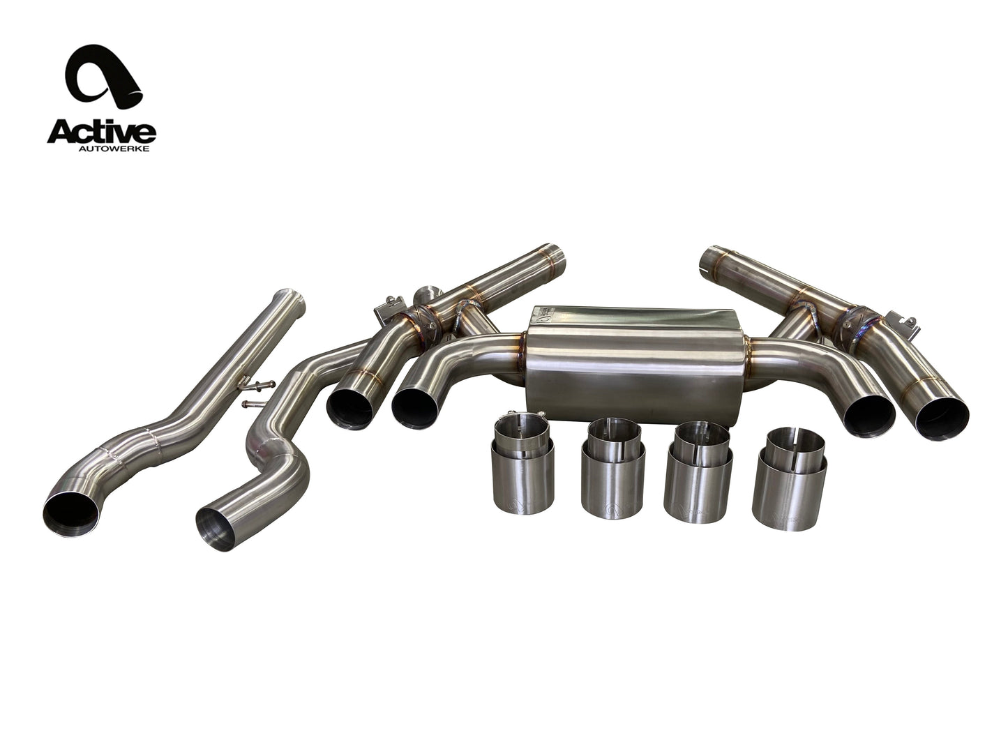 Active Autowerke F87 M2C Valved Rear Axle-back Exhaust