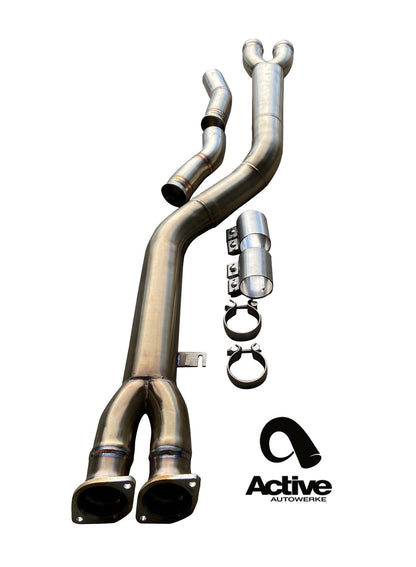 Active Autowerke X3M / X4M Signature single mid-pipe